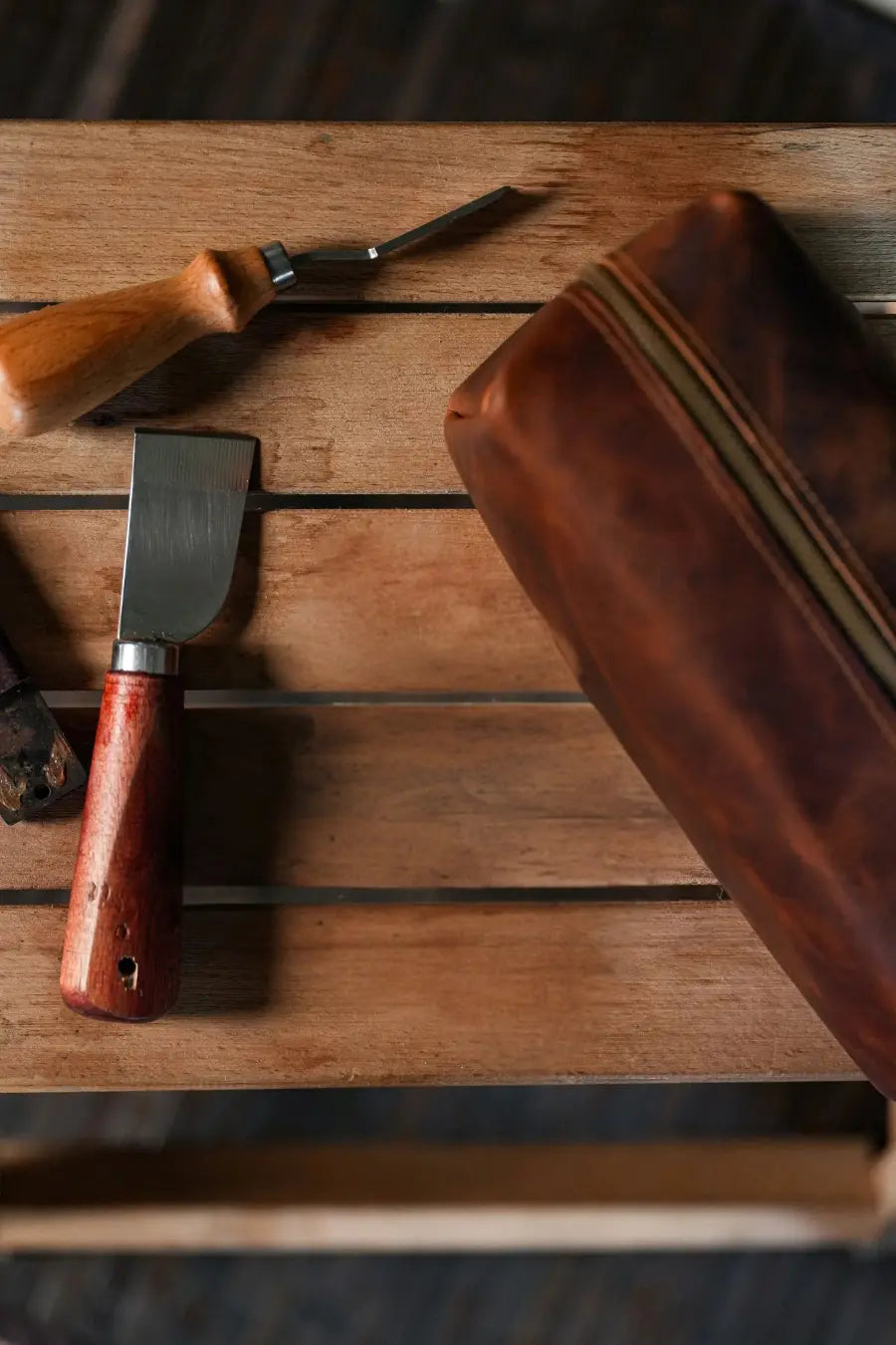 Viaticus — Leather Wash Bag