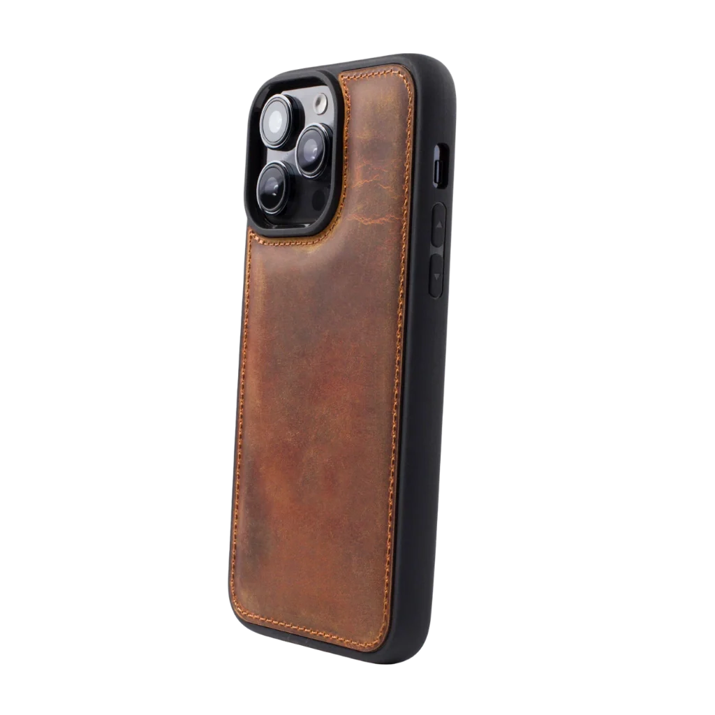 Tegmen - Leather Case for iPhone 15 Series