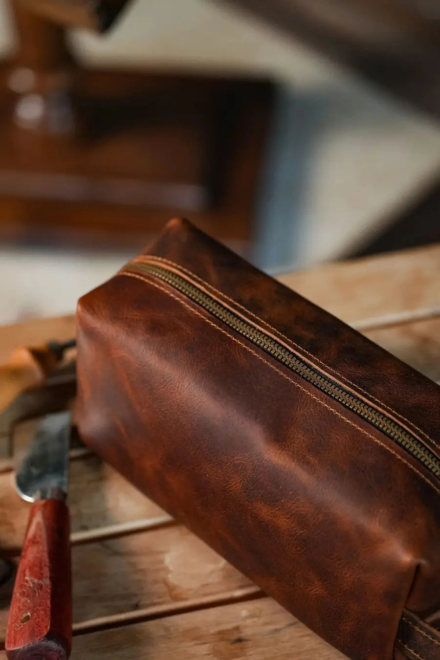 Viaticus — Leather Wash Bag