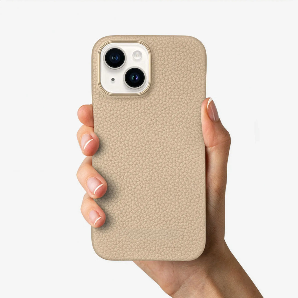 Orbis — Full-Grain Pebbled Leather iPhone Case