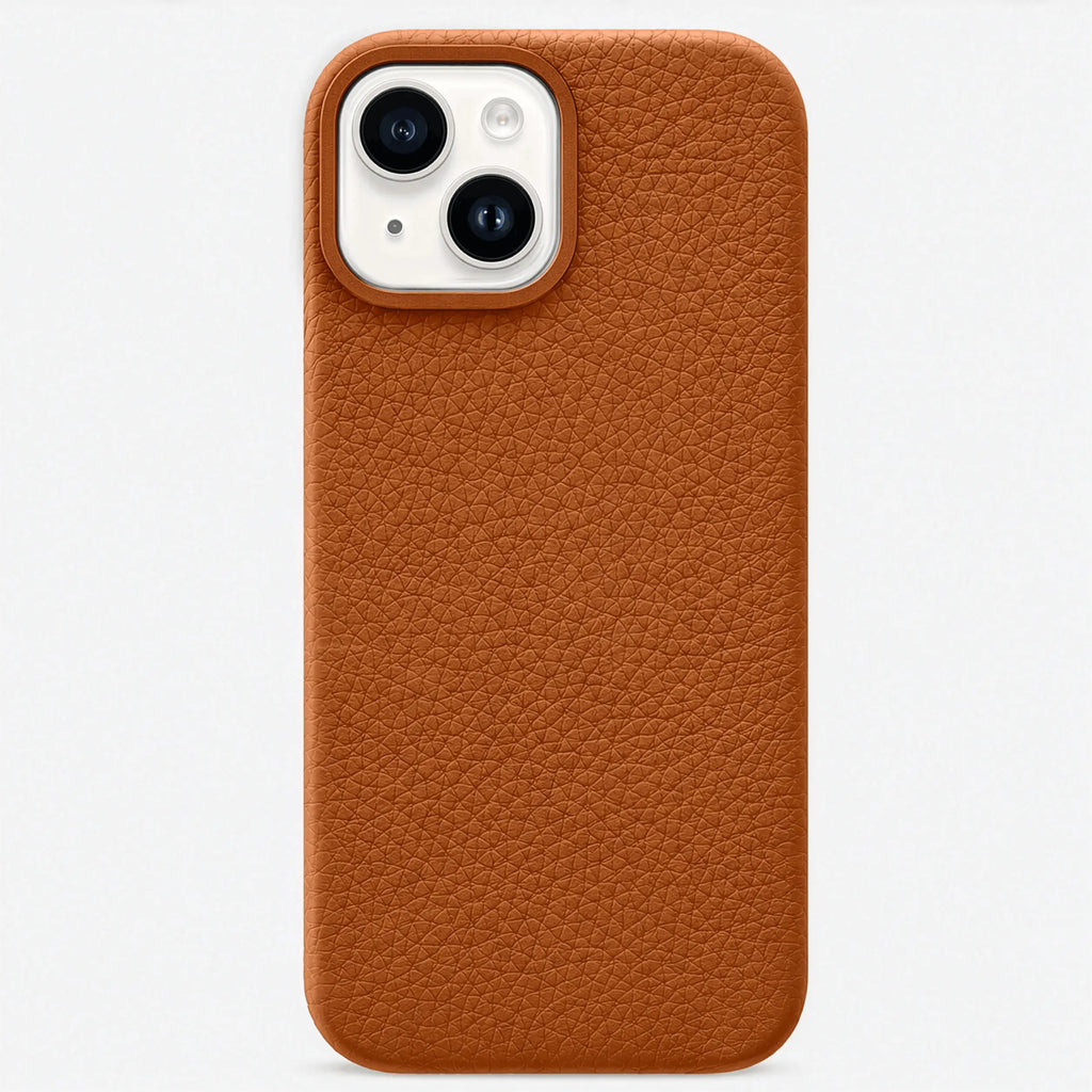 Orbis — Full-Grain Pebbled Leather iPhone Case