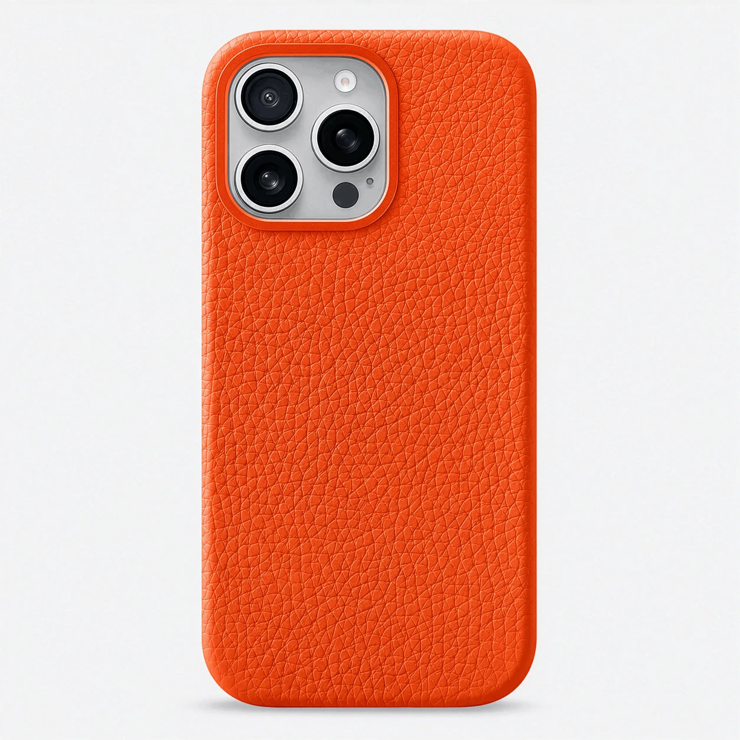Orbis — Full-Grain Pebbled Leather iPhone Case