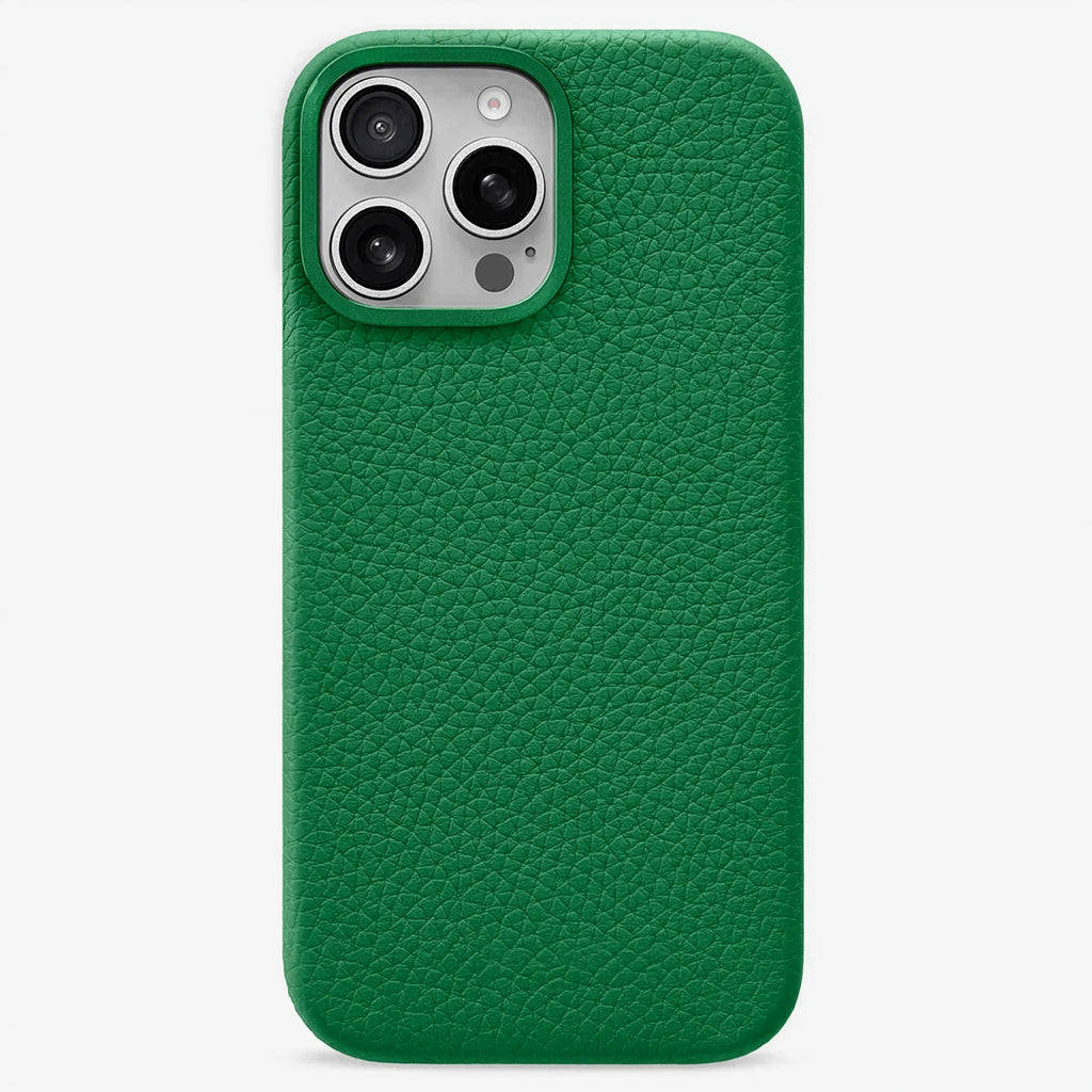 Orbis — Full-Grain Pebbled Leather iPhone Case