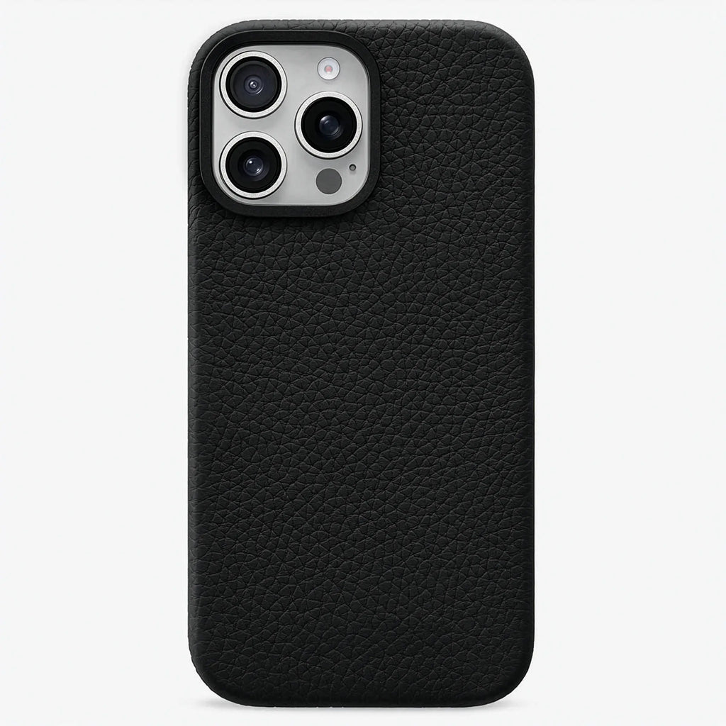 Orbis — Full-Grain Pebbled Leather iPhone Case
