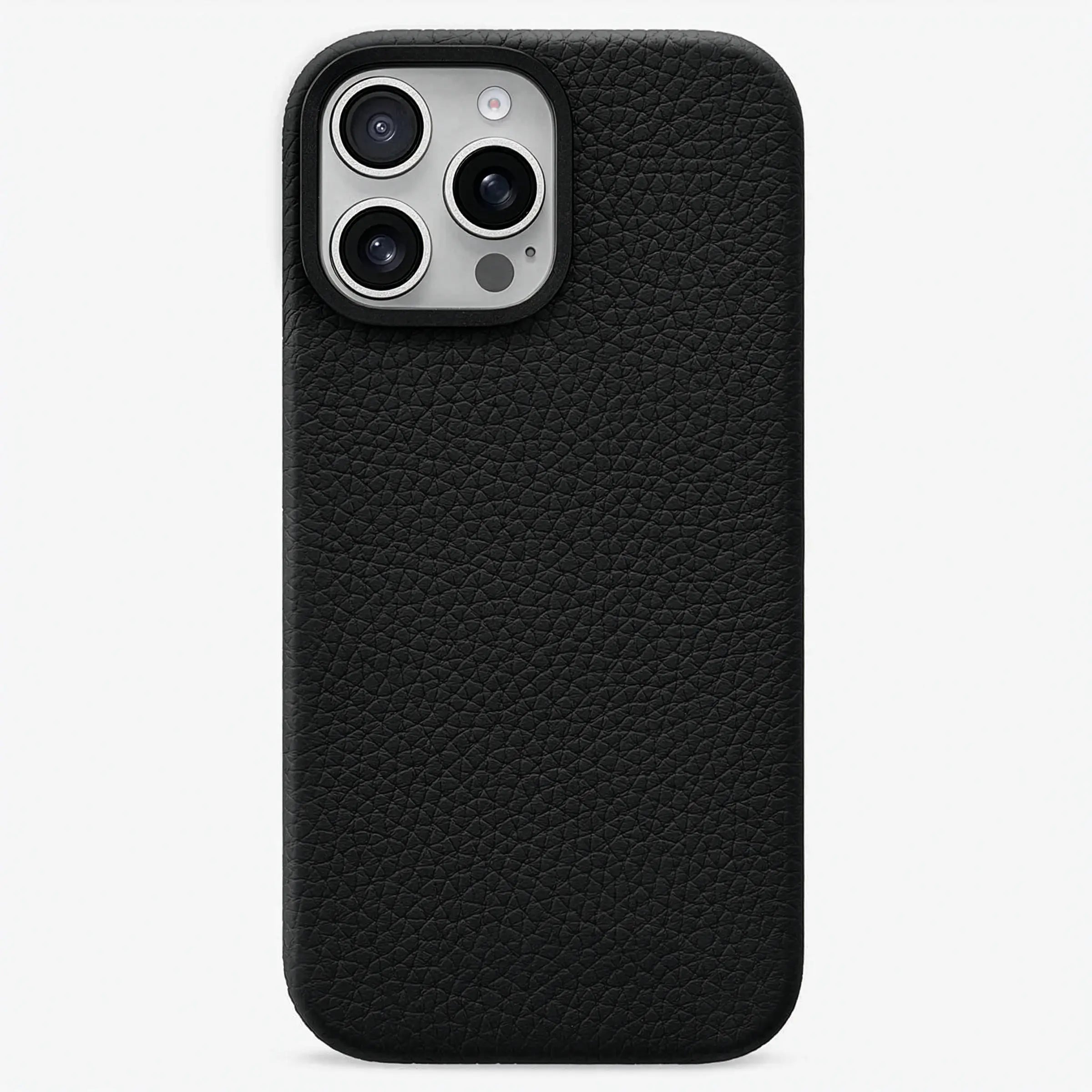 Orbis — Full-Grain Pebbled Leather iPhone Case