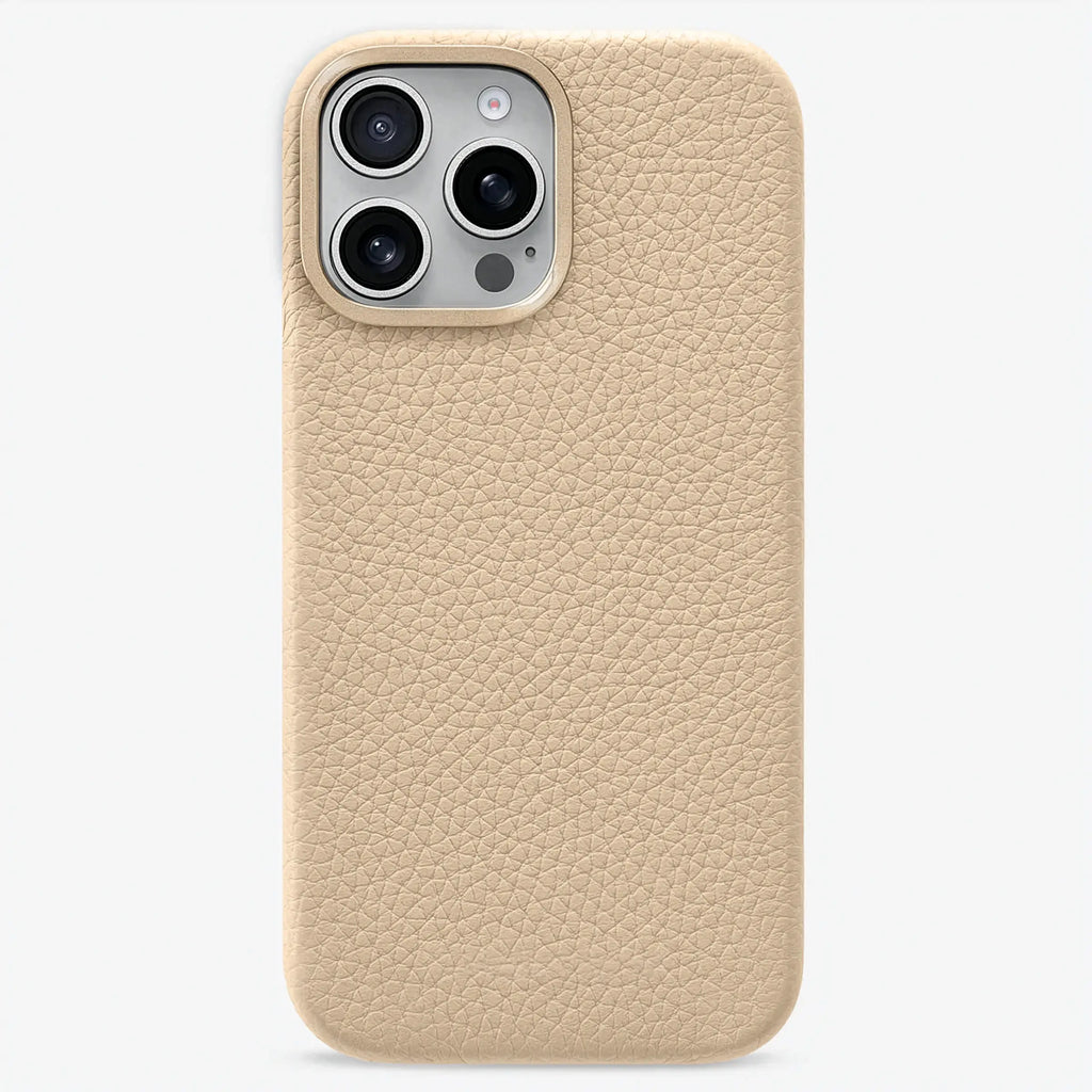 Orbis — Full-Grain Pebbled Leather iPhone Case