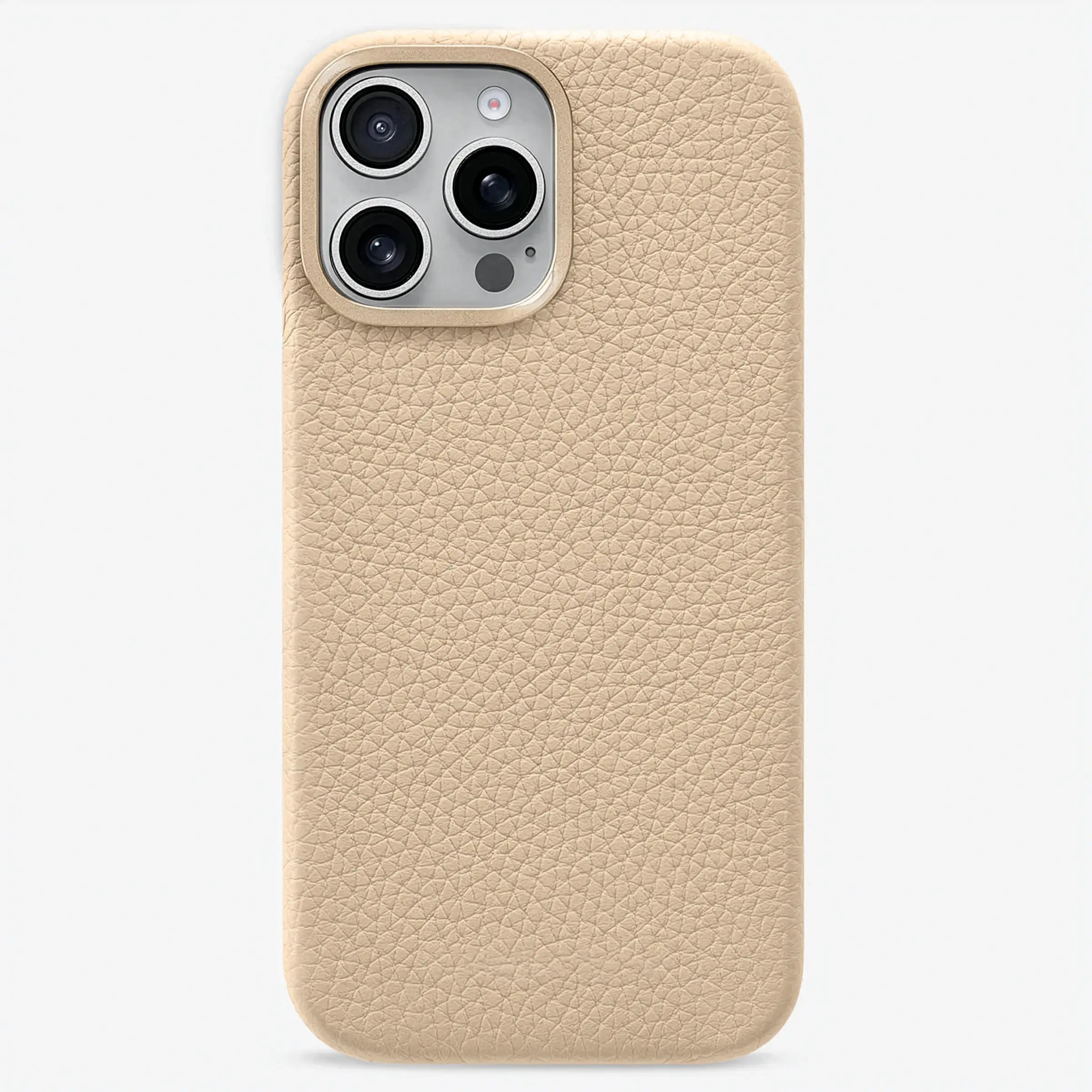 Orbis — Full-Grain Pebbled Leather iPhone Case