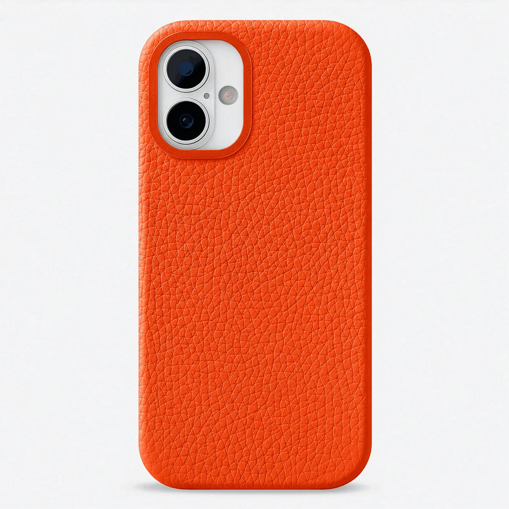 Orbis — Full-Grain Pebbled Leather iPhone Case