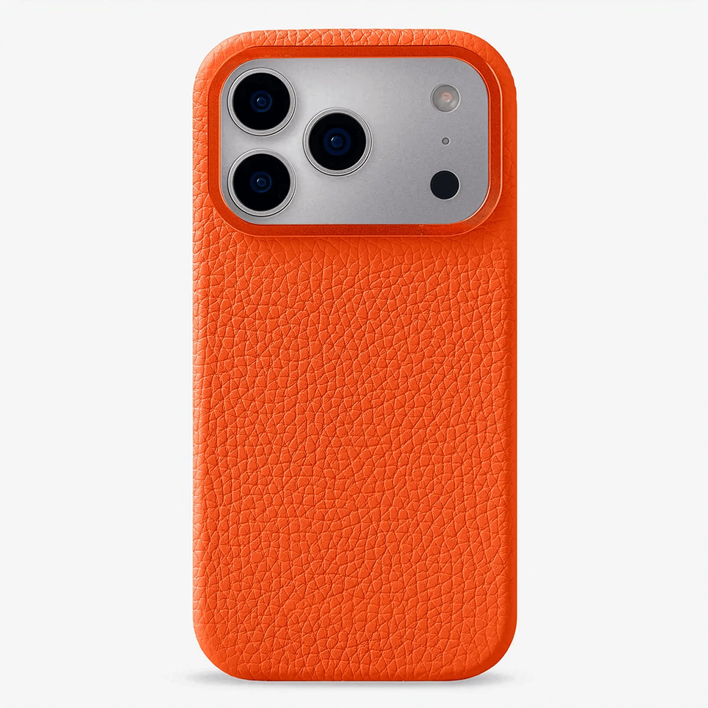 Orbis — Full-Grain Pebbled Leather iPhone Case