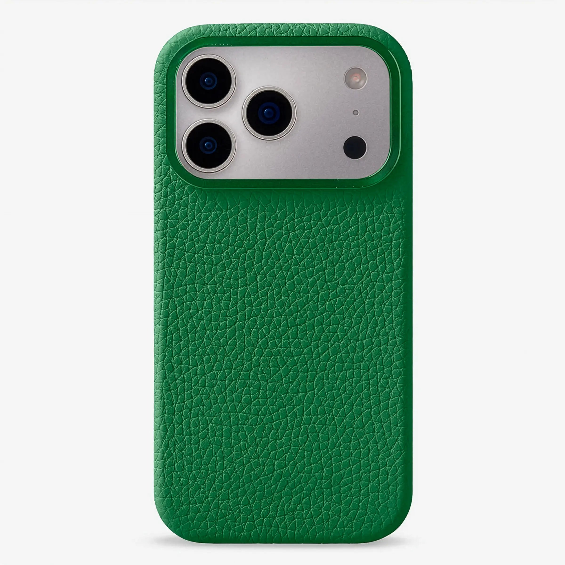 Orbis — Full-Grain Pebbled Leather iPhone Case