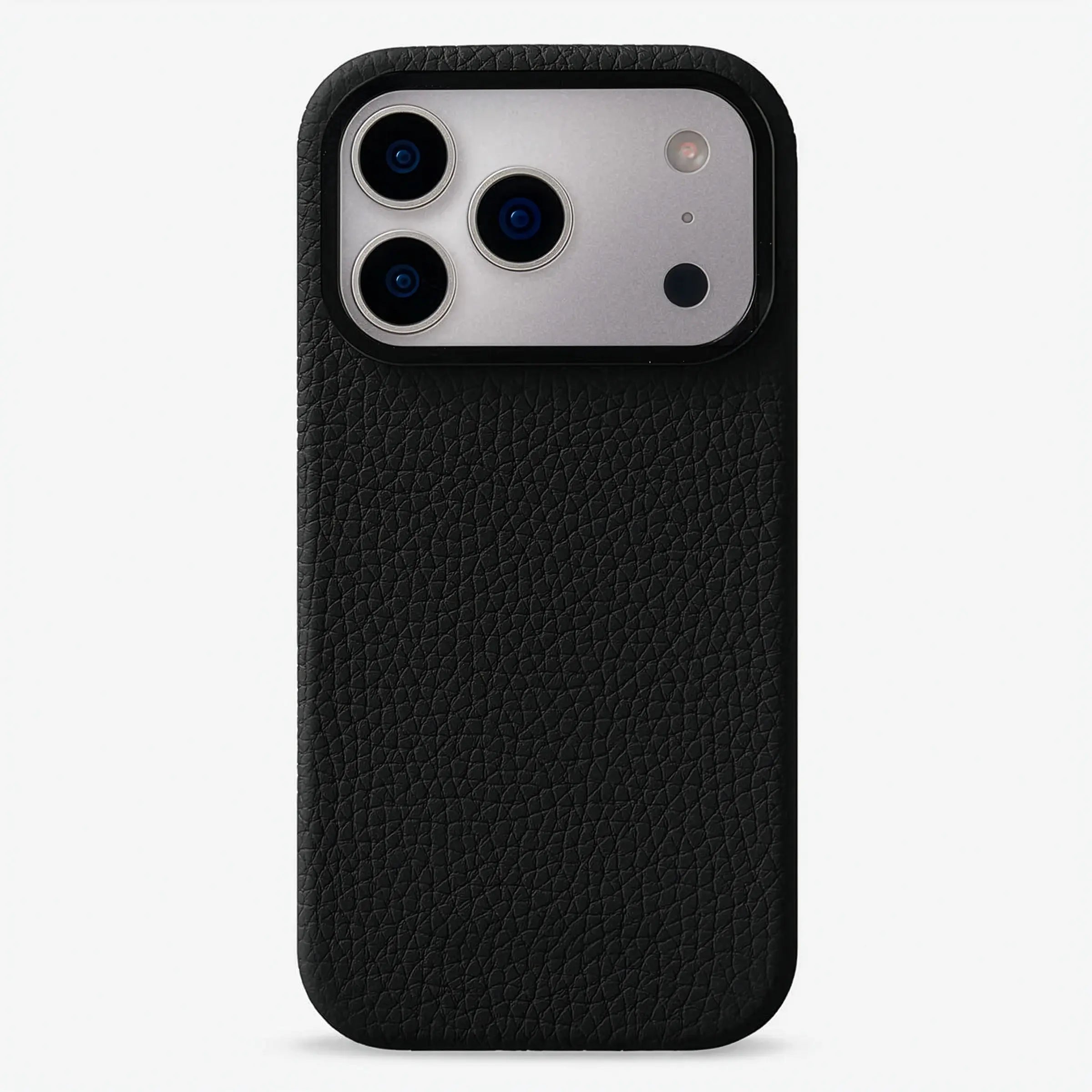 Orbis — Full-Grain Pebbled Leather iPhone Case