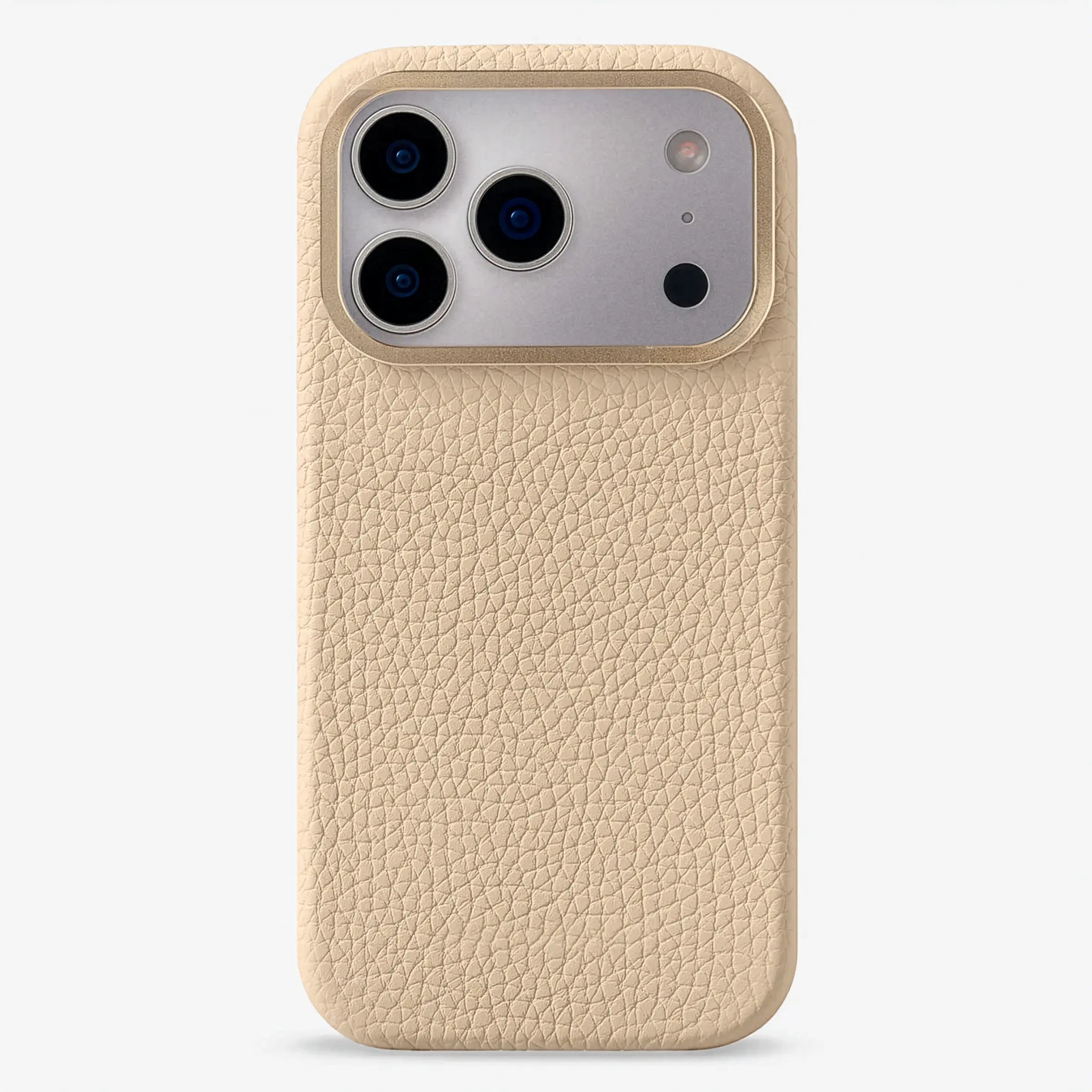 Orbis — Full-Grain Pebbled Leather iPhone Case
