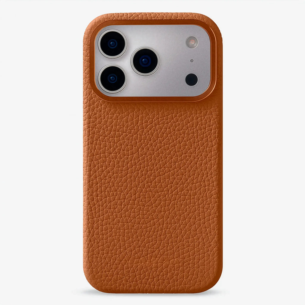 Orbis — Full-Grain Pebbled Leather iPhone Case