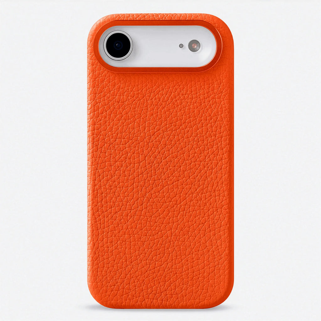 Orbis — Full-Grain Pebbled Leather iPhone Case