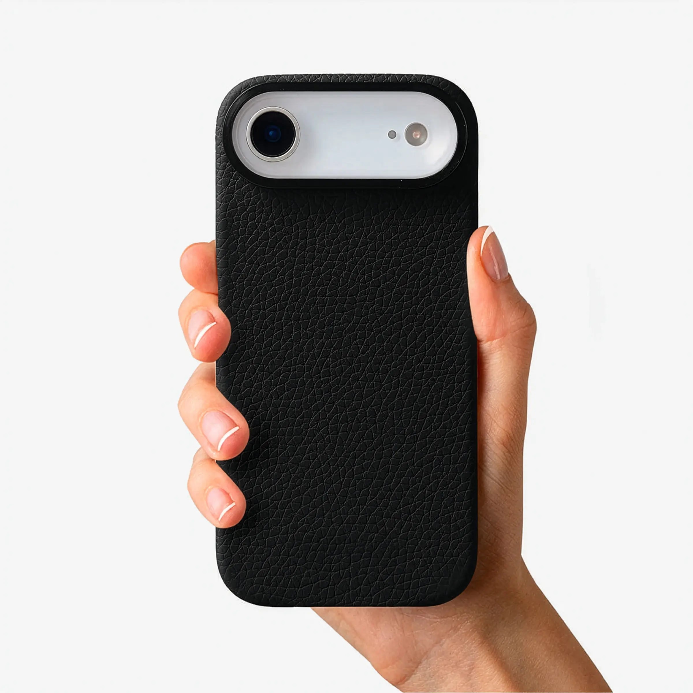 Orbis — Full-Grain Pebbled Leather iPhone Case