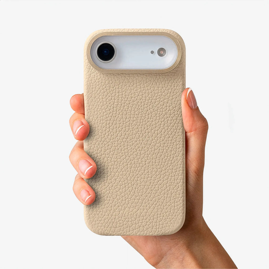Orbis — Full-Grain Pebbled Leather iPhone Case