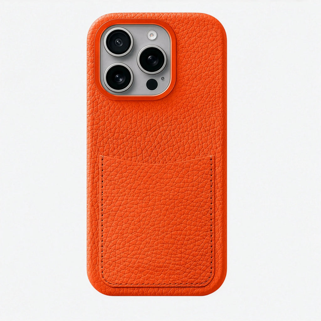 Loculus - Full-Grain Pebbled Leather iPhone Case