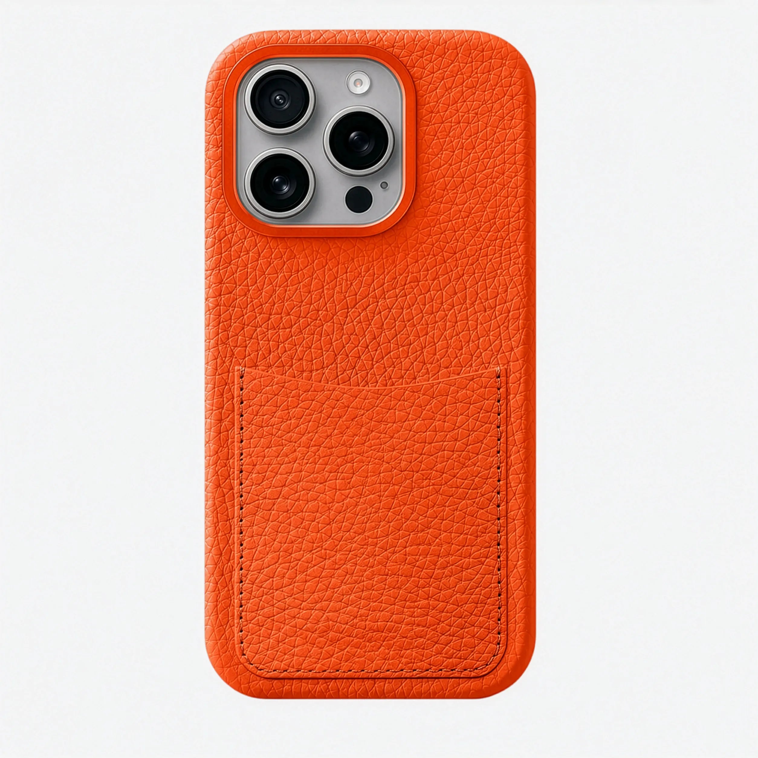 Loculus - Full-Grain Pebbled Leather iPhone Case