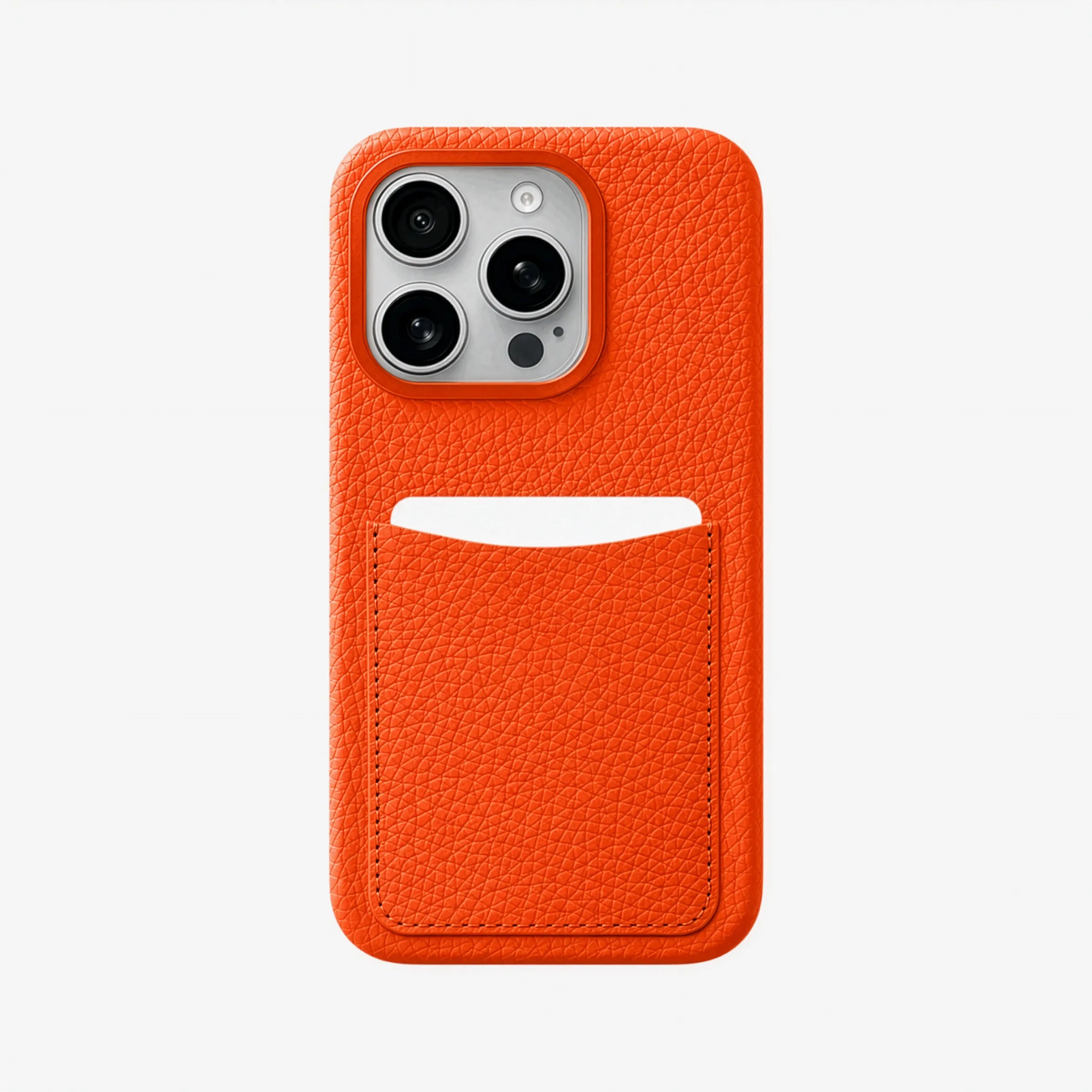 Loculus - Full-Grain Pebbled Leather iPhone Case