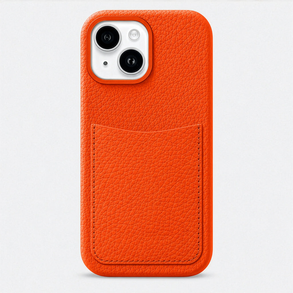 Loculus - Full-Grain Pebbled Leather iPhone Case