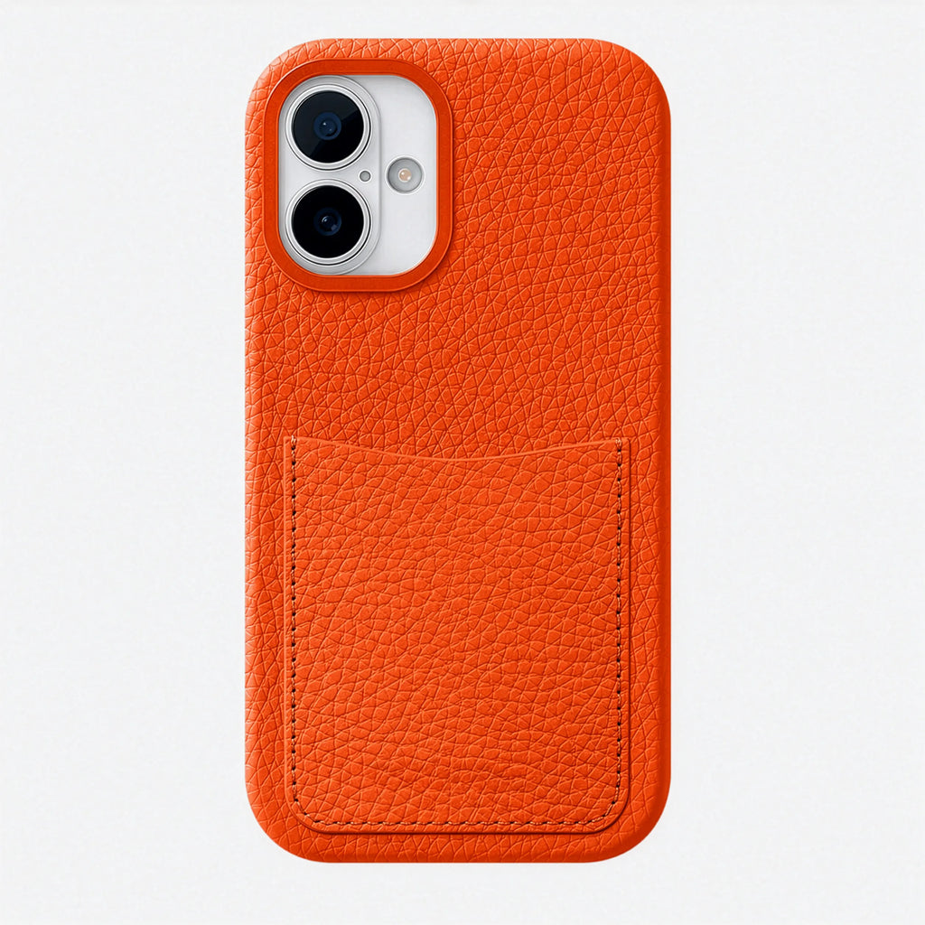 Loculus - Full-Grain Pebbled Leather iPhone Case