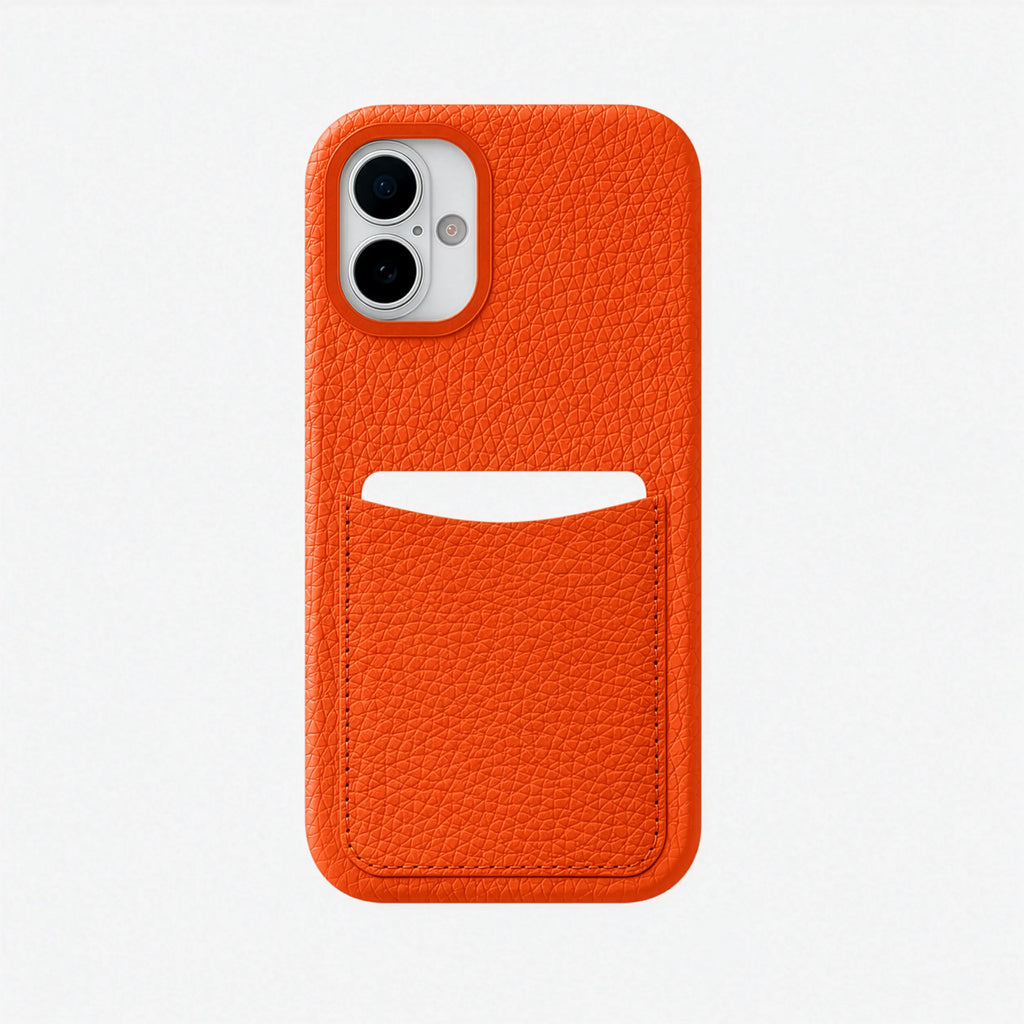 Loculus - Full-Grain Pebbled Leather iPhone Case