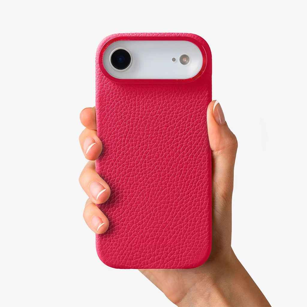 Orbis — Full-Grain Pebbled Leather iPhone Case