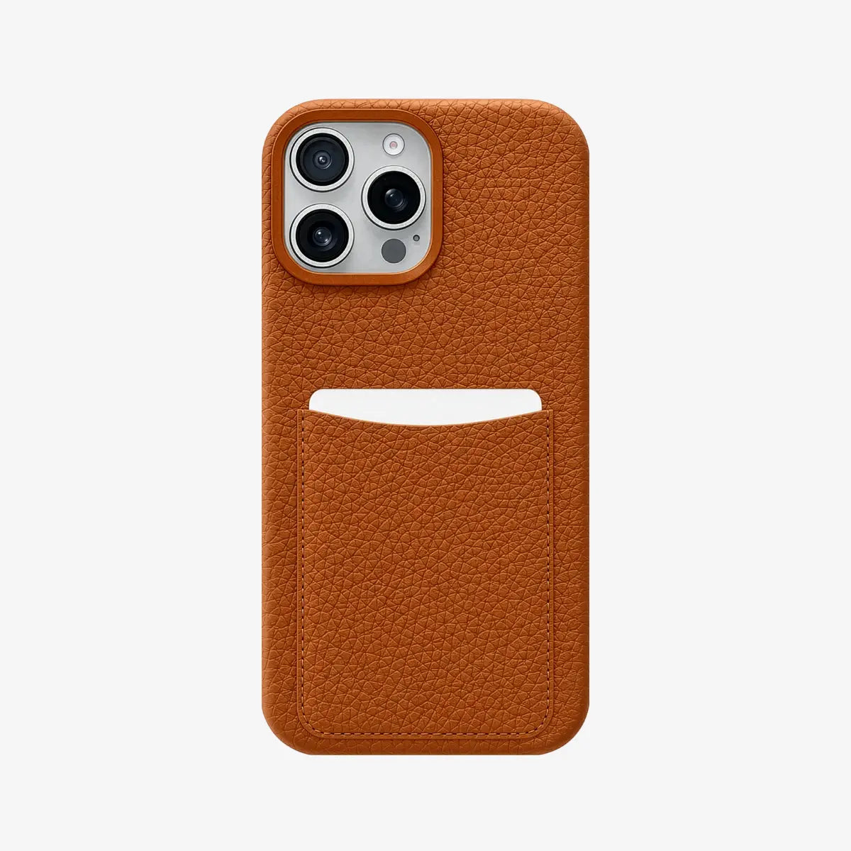 Loculus - Full-Grain Pebbled Leather iPhone Case