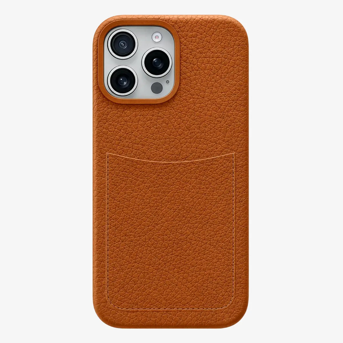 Loculus - Full-Grain Pebbled Leather iPhone Case