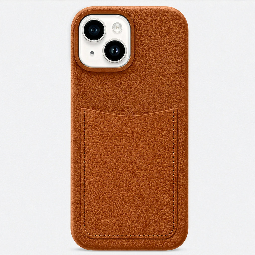 Loculus - Full-Grain Pebbled Leather iPhone Case