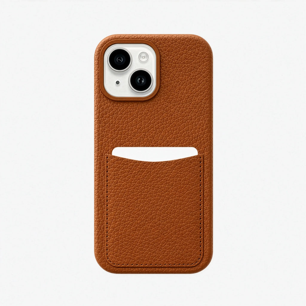Loculus - Full-Grain Pebbled Leather iPhone Case