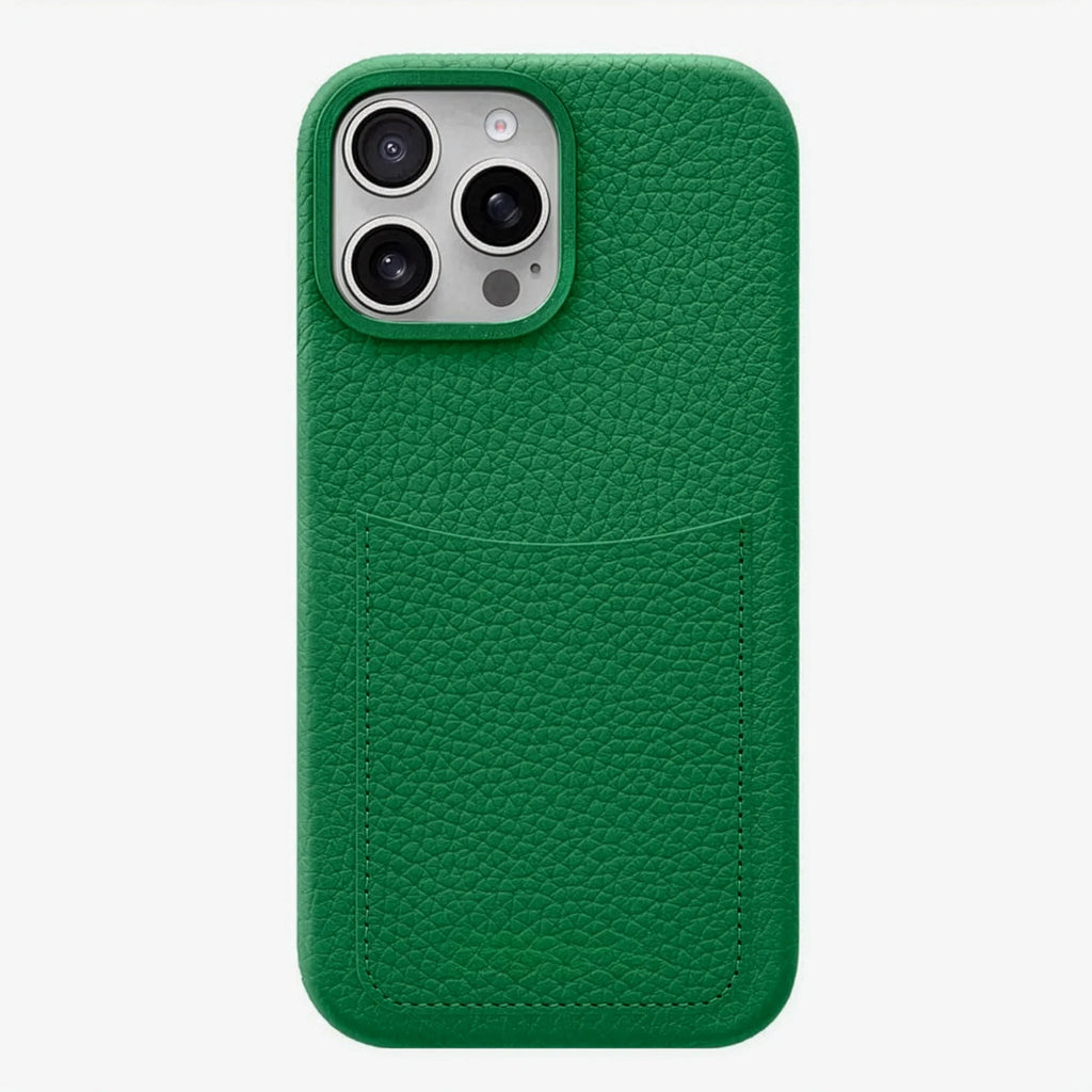 Loculus - Full-Grain Pebbled Leather iPhone Case