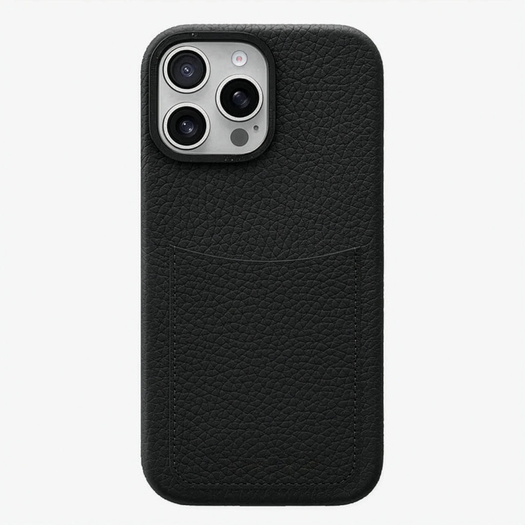 Loculus - Full-Grain Pebbled Leather iPhone Case