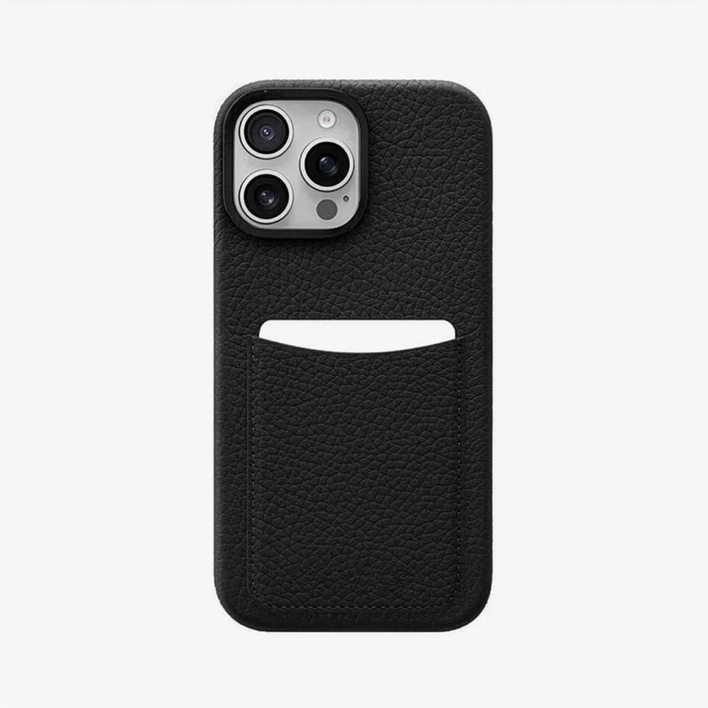 Loculus - Full-Grain Pebbled Leather iPhone Case