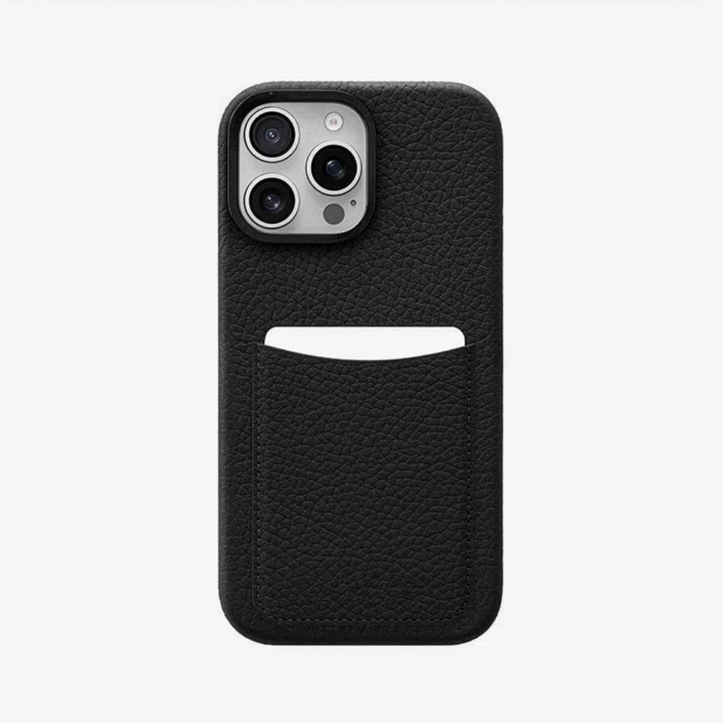Loculus - Full-Grain Pebbled Leather iPhone Case