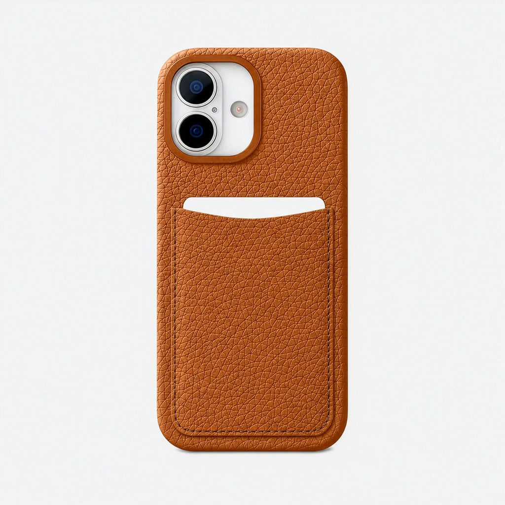 Loculus - Full-Grain Pebbled Leather iPhone Case