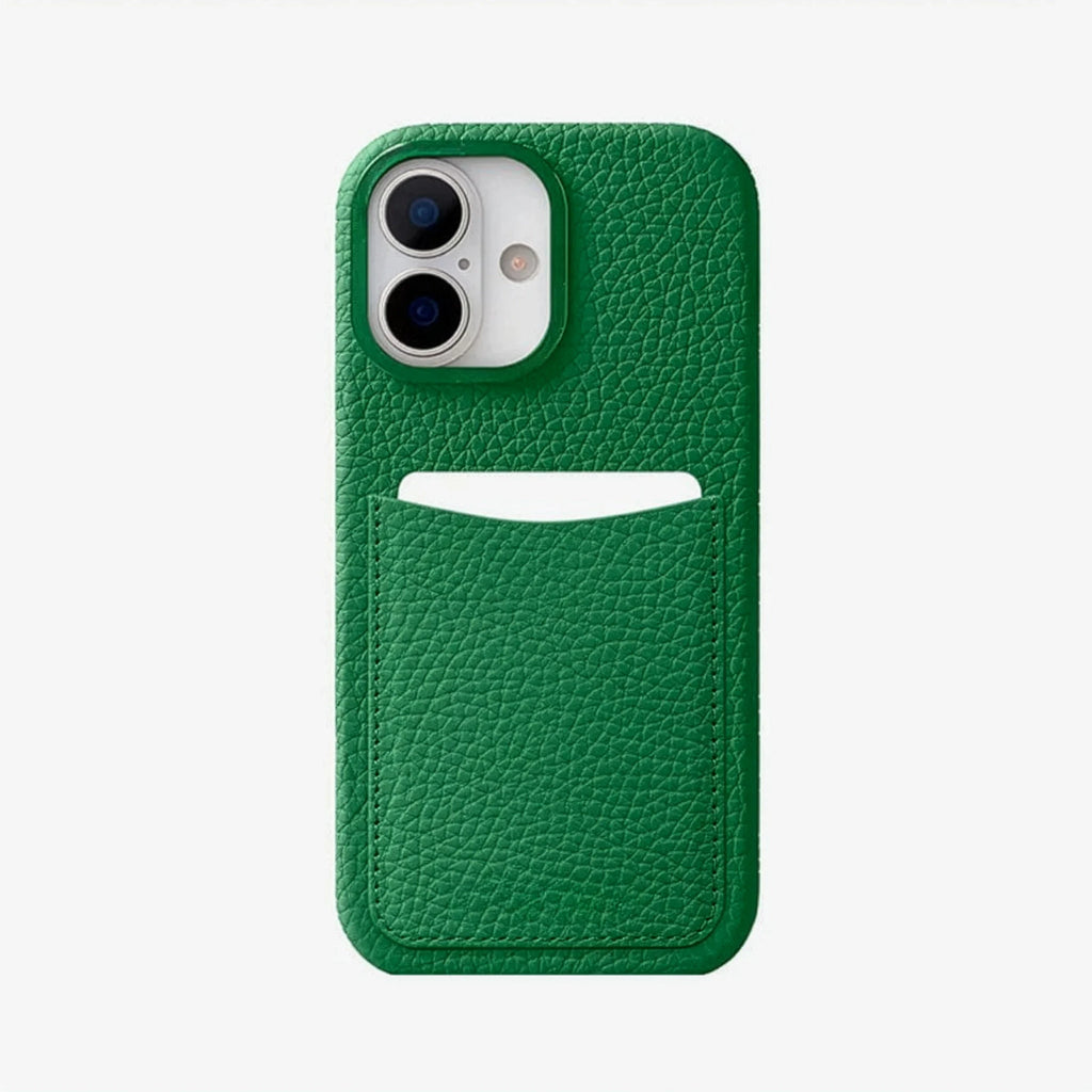 Loculus - Full-Grain Pebbled Leather iPhone Case