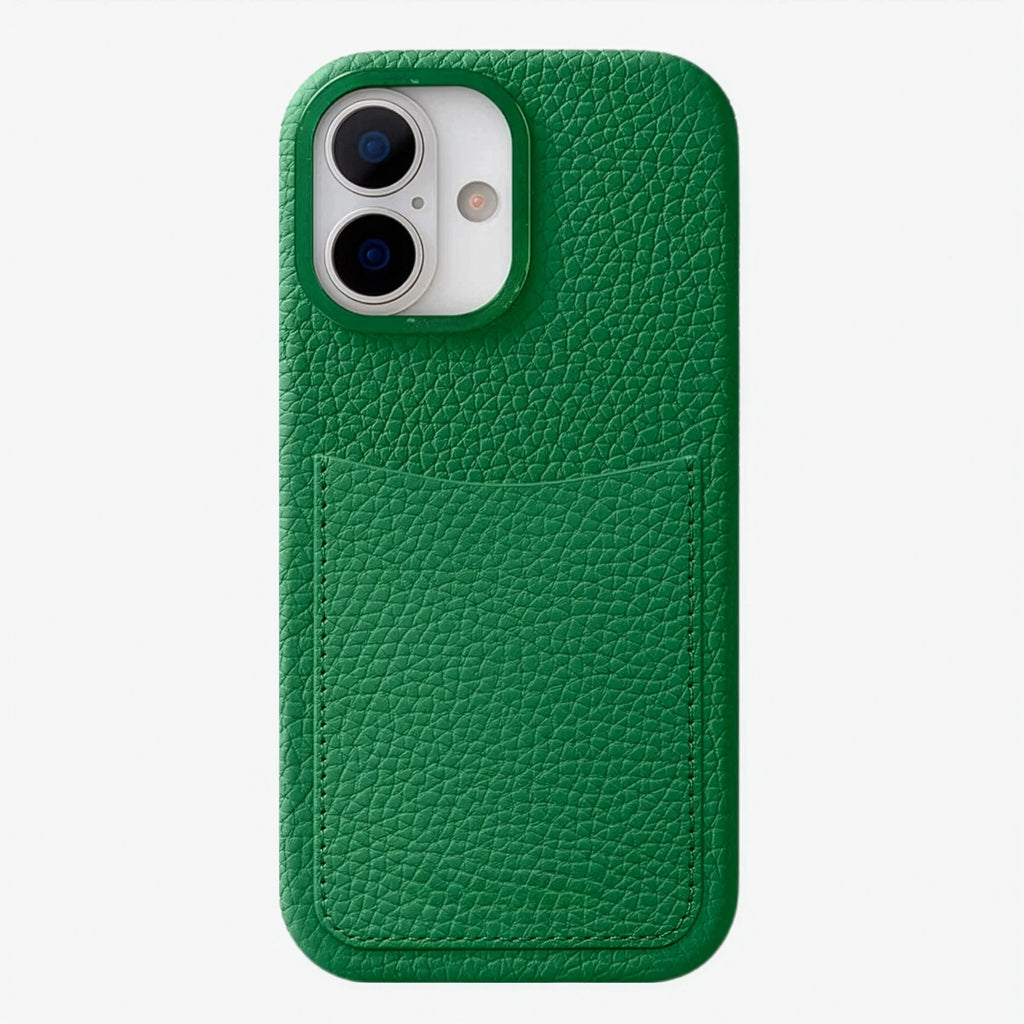 Loculus - Full-Grain Pebbled Leather iPhone Case