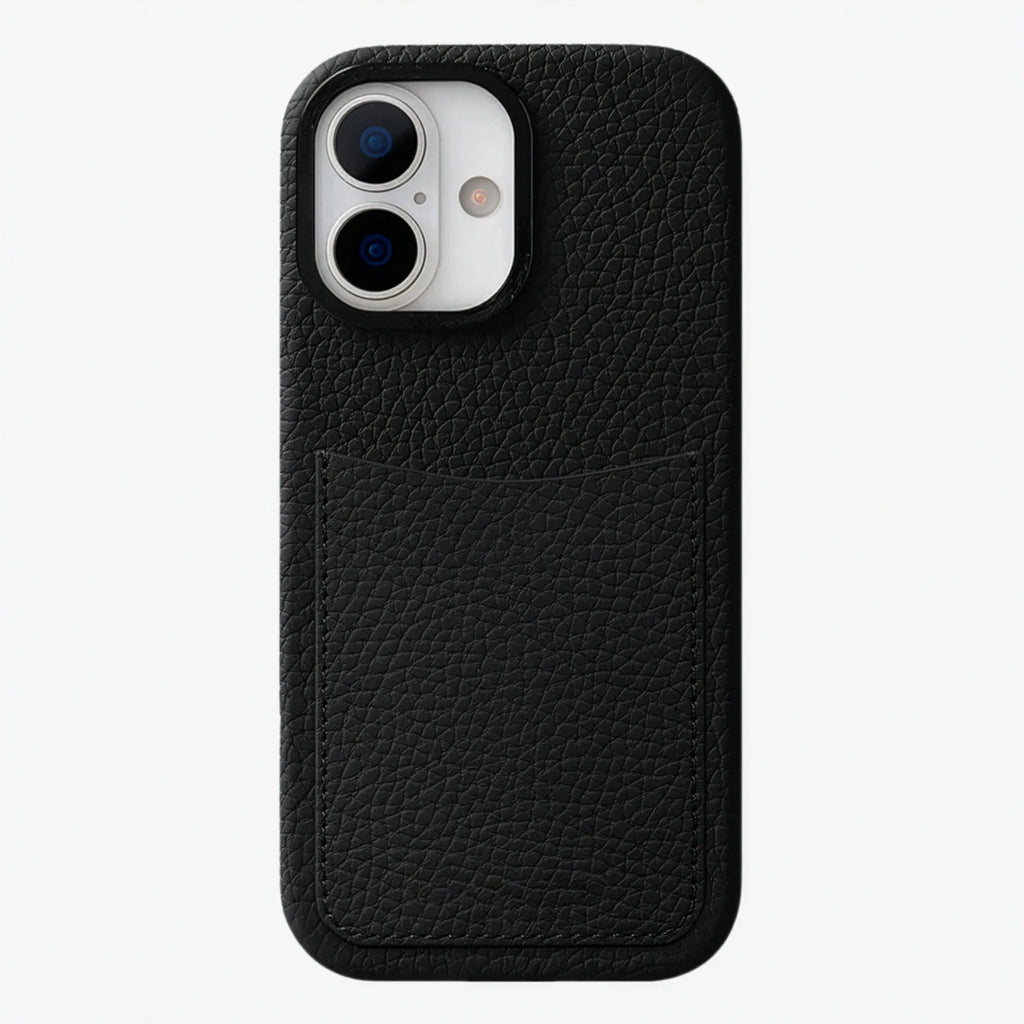 Loculus - Full-Grain Pebbled Leather iPhone Case