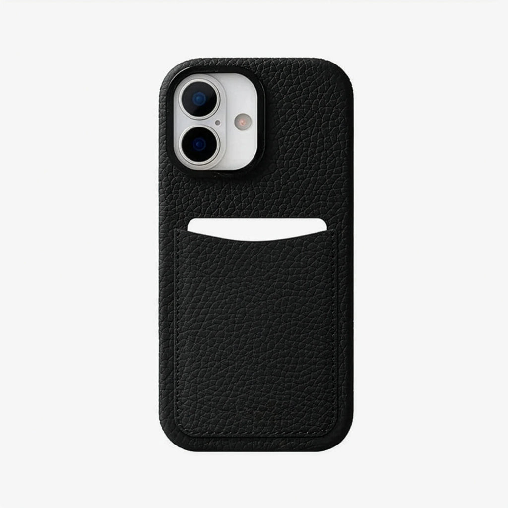Loculus - Full-Grain Pebbled Leather iPhone Case