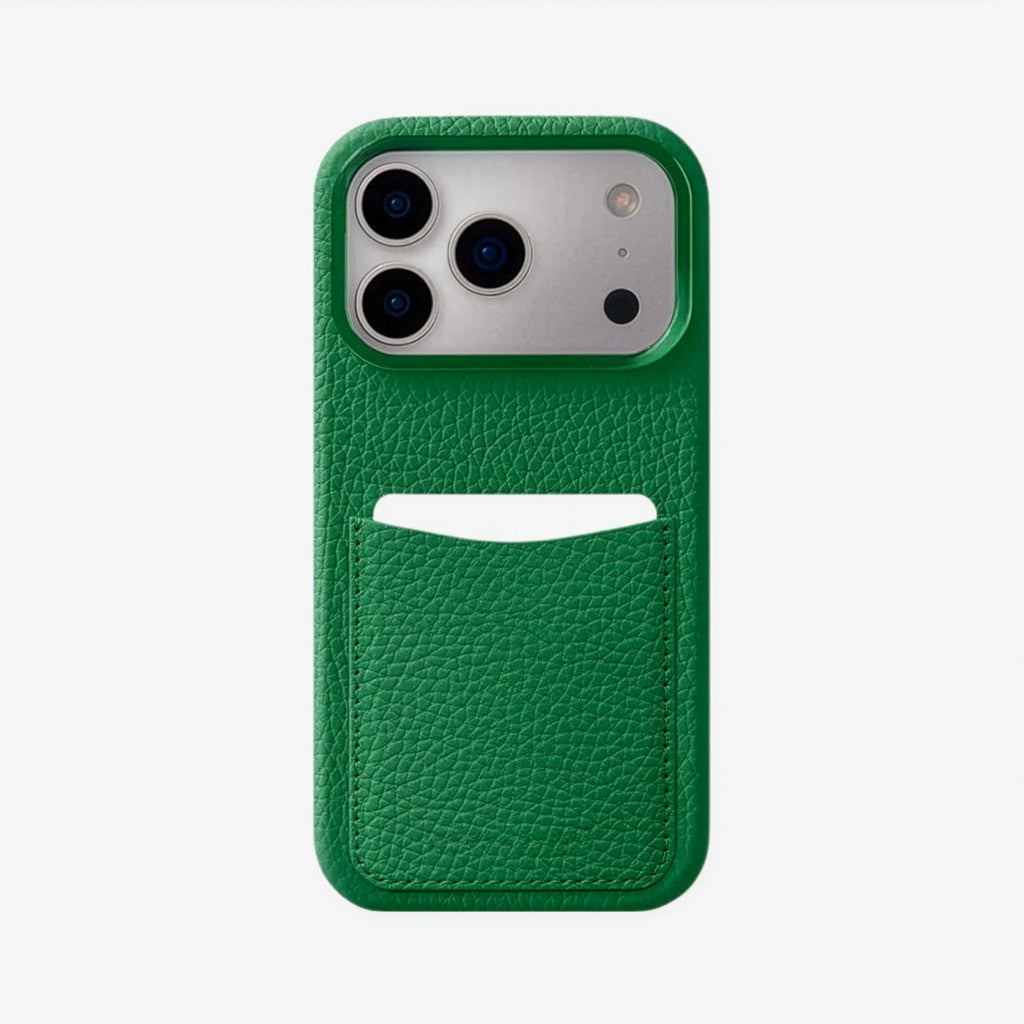 Loculus - Full-Grain Pebbled Leather iPhone Case