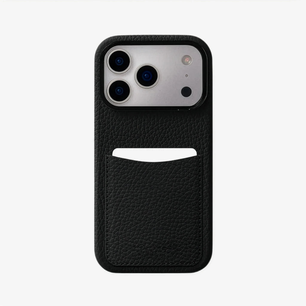 Loculus - Full-Grain Pebbled Leather iPhone Case