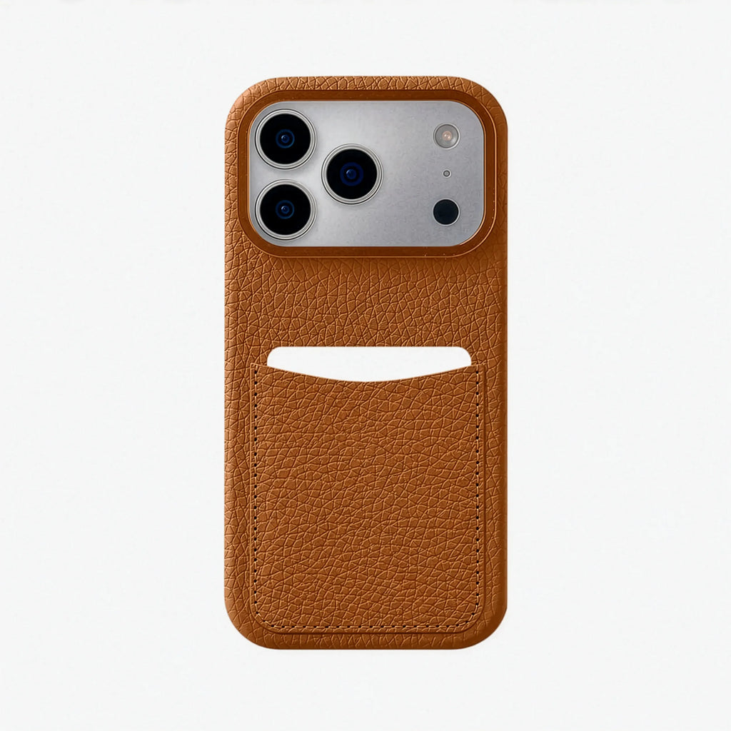 Loculus - Full-Grain Pebbled Leather iPhone Case