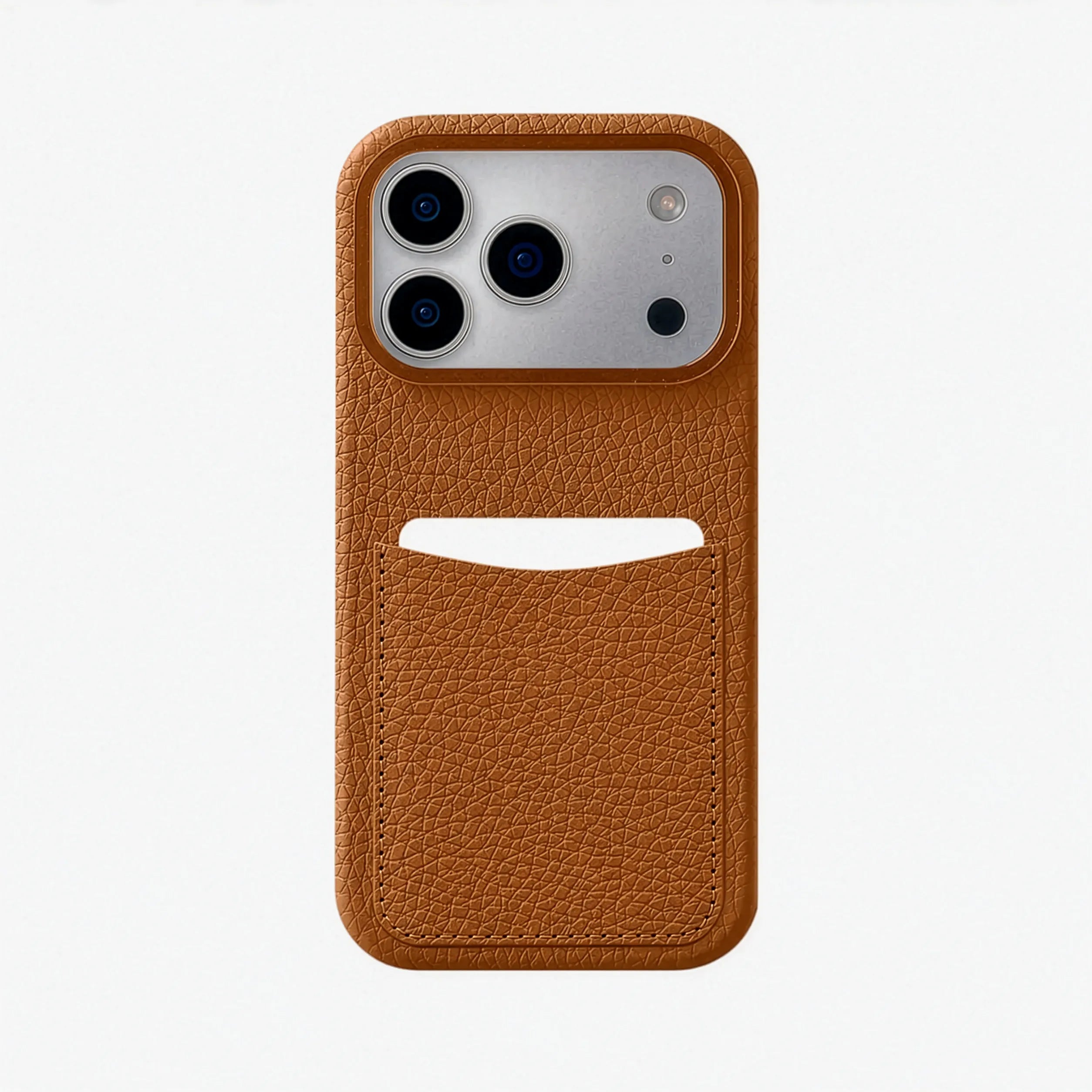 Loculus - Full-Grain Pebbled Leather iPhone Case
