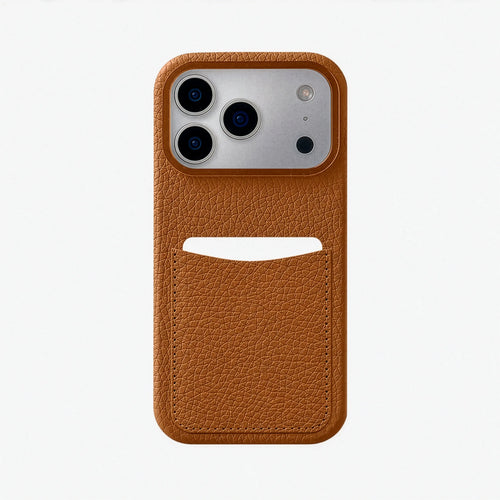 Loculus - Full-Grain Pebbled Leather iPhone Case