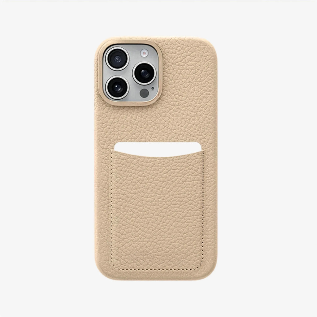 Loculus - Full-Grain Pebbled Leather iPhone Case