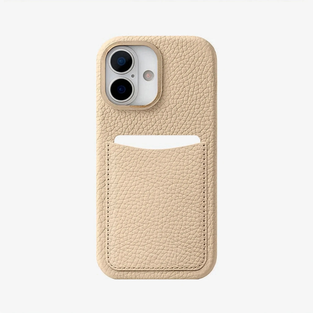 Loculus - Full-Grain Pebbled Leather iPhone Case