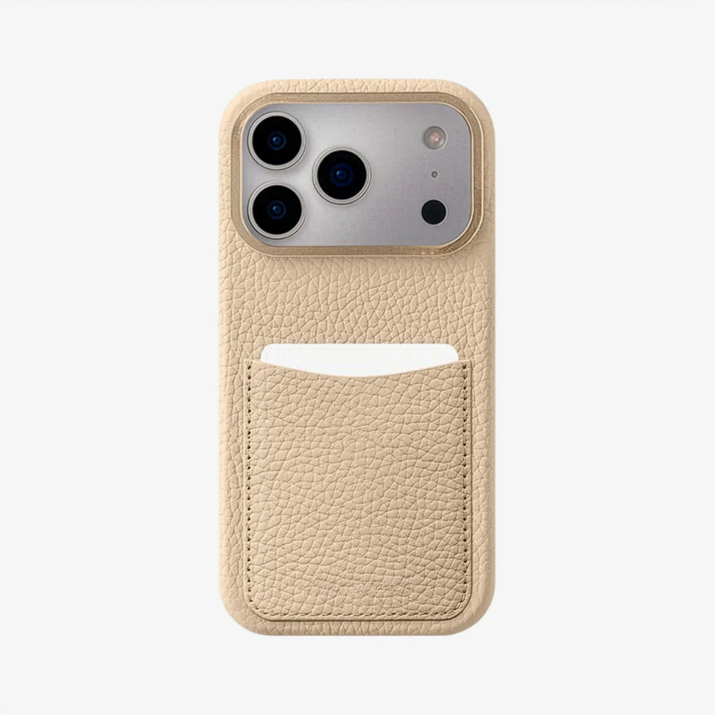 Loculus - Full-Grain Pebbled Leather iPhone Case