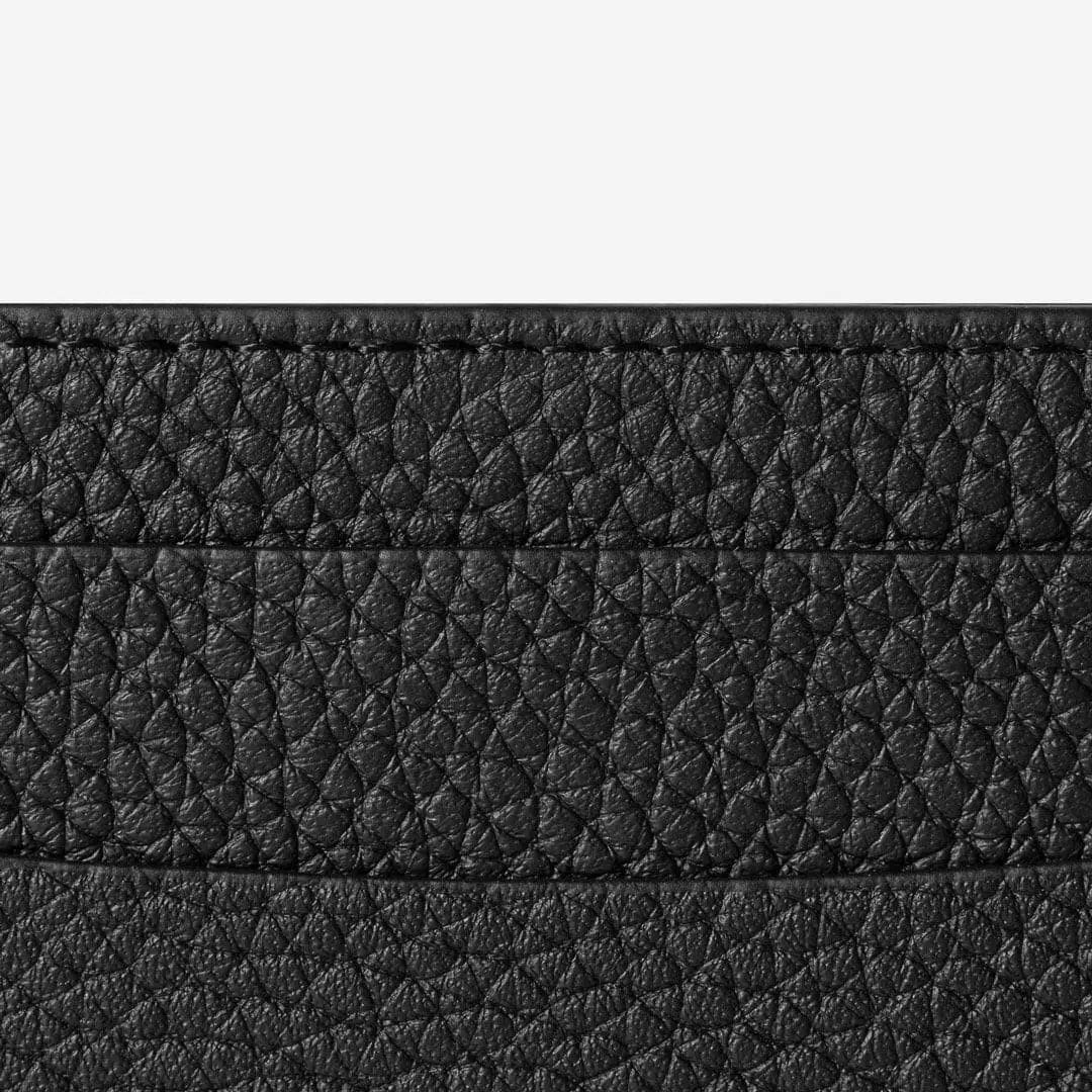Consul — Full-Grain Pebbled Leather Slim Card Holder