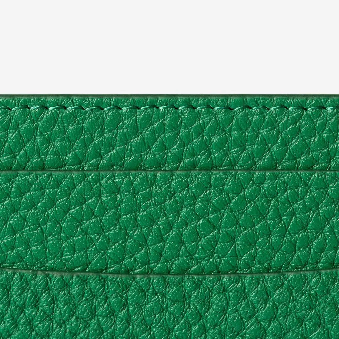 Consul — Full-Grain Pebbled Leather Slim Card Holder